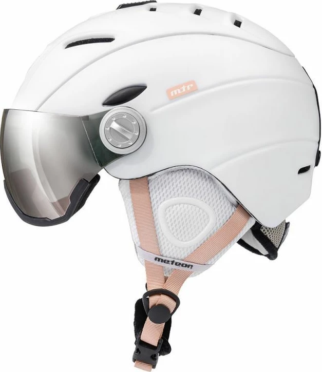 Helmetë skijimi Meteor Holo XL, e bardhë [Madhësia: Standarde]