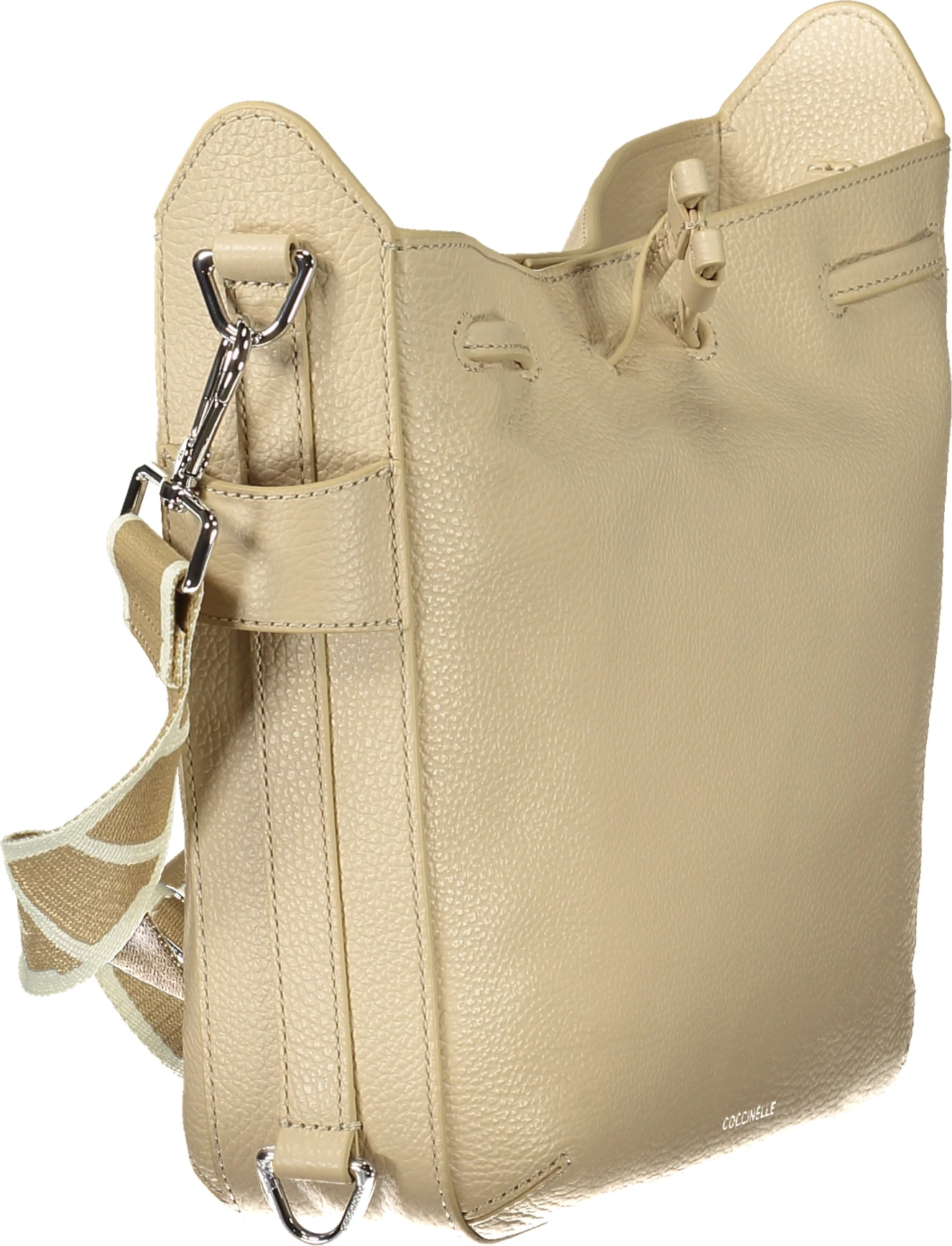 Çantë COCCINELLE Gretel Ribbon femra, bezhë