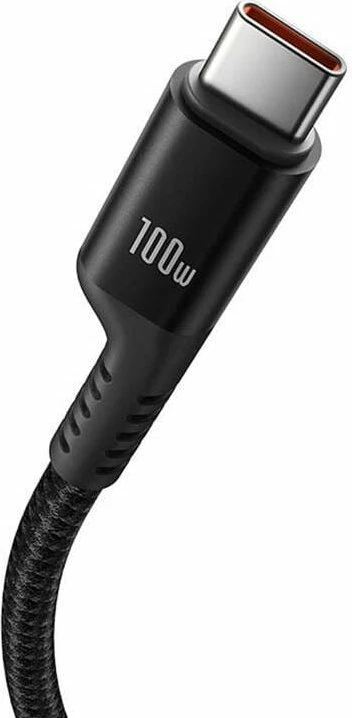 Kabllo USB-C në USB-C Baseus Fish-Eye P10320203111-00 1 m PD 100W 480 Mbps e zezë