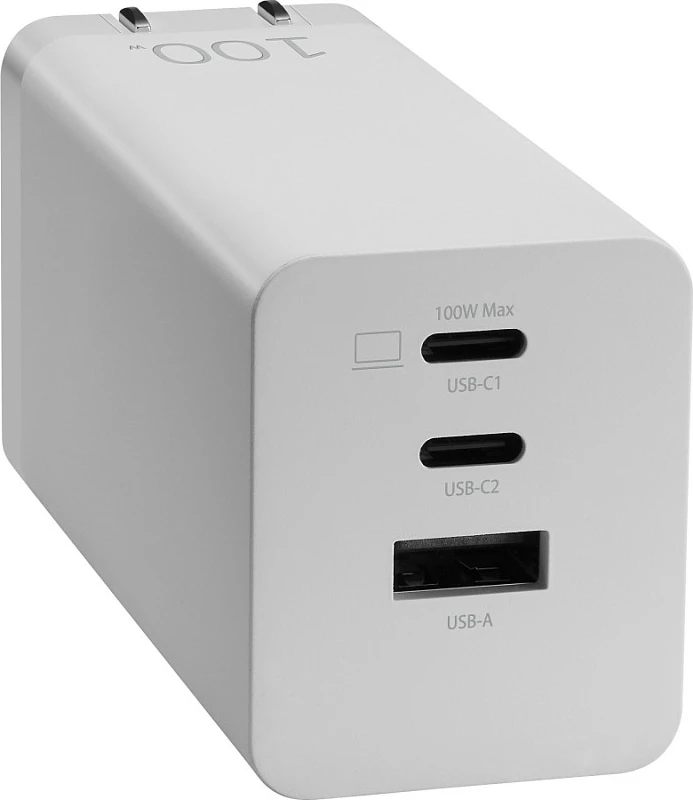 Karikues laptopi ASUS 90XB07IN-BPW010, 100W, 2x USB-C + USB-A, i bardhë
