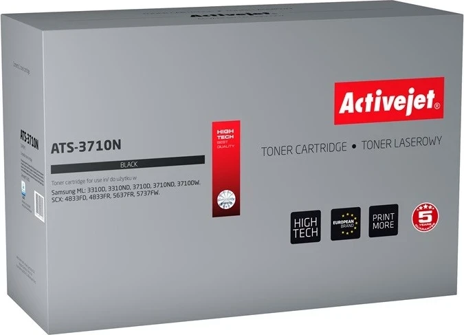 Toner zëvendësues Activejet ATS-3710N për printer Samsung, i zi 