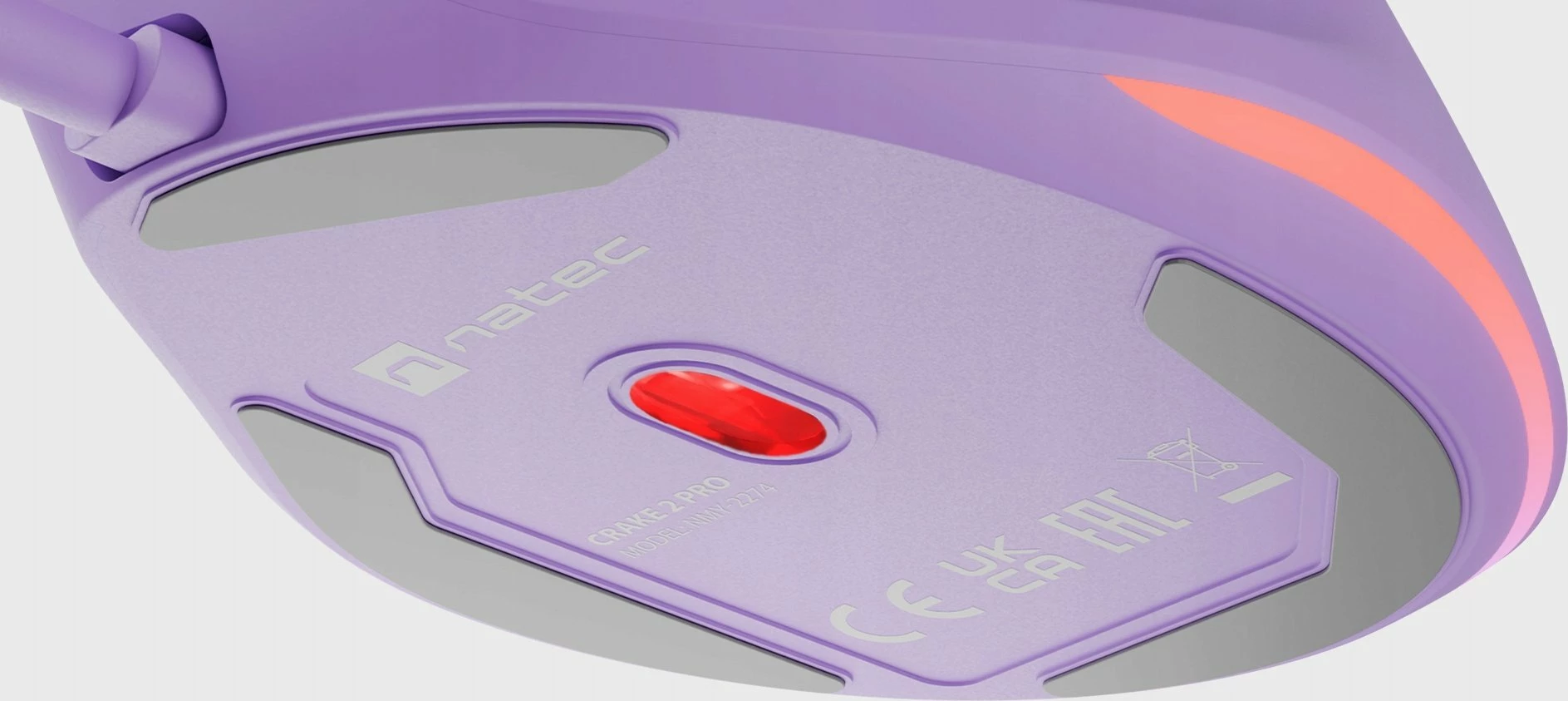 Maus vertikal Natec Crake 2 Pro NMY-2274 12800 DPI USB me kabllo, vjollcë