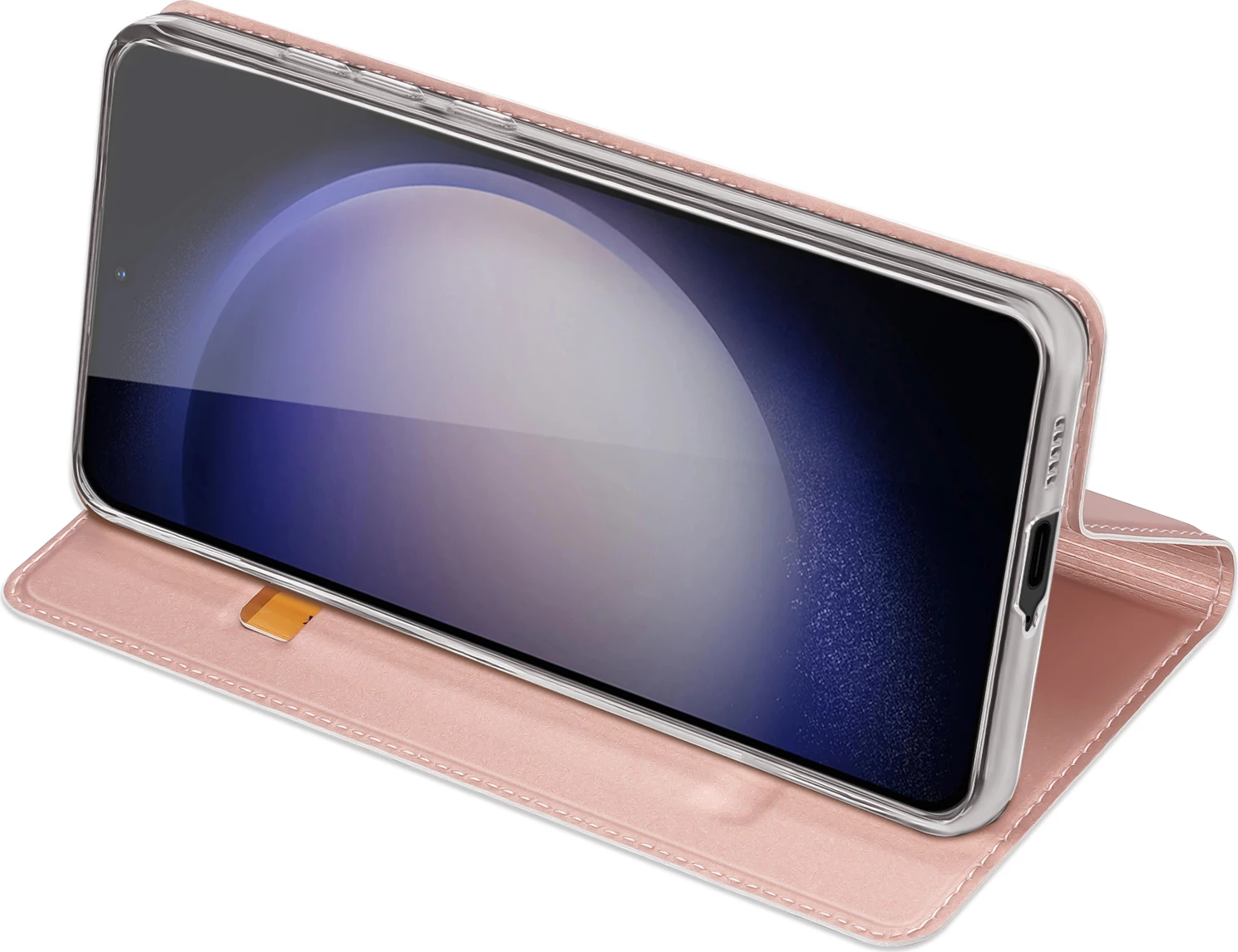 Mbështjellës Dux Ducis Skin Pro për Samsung Galaxy S24+, me kapak, rozë