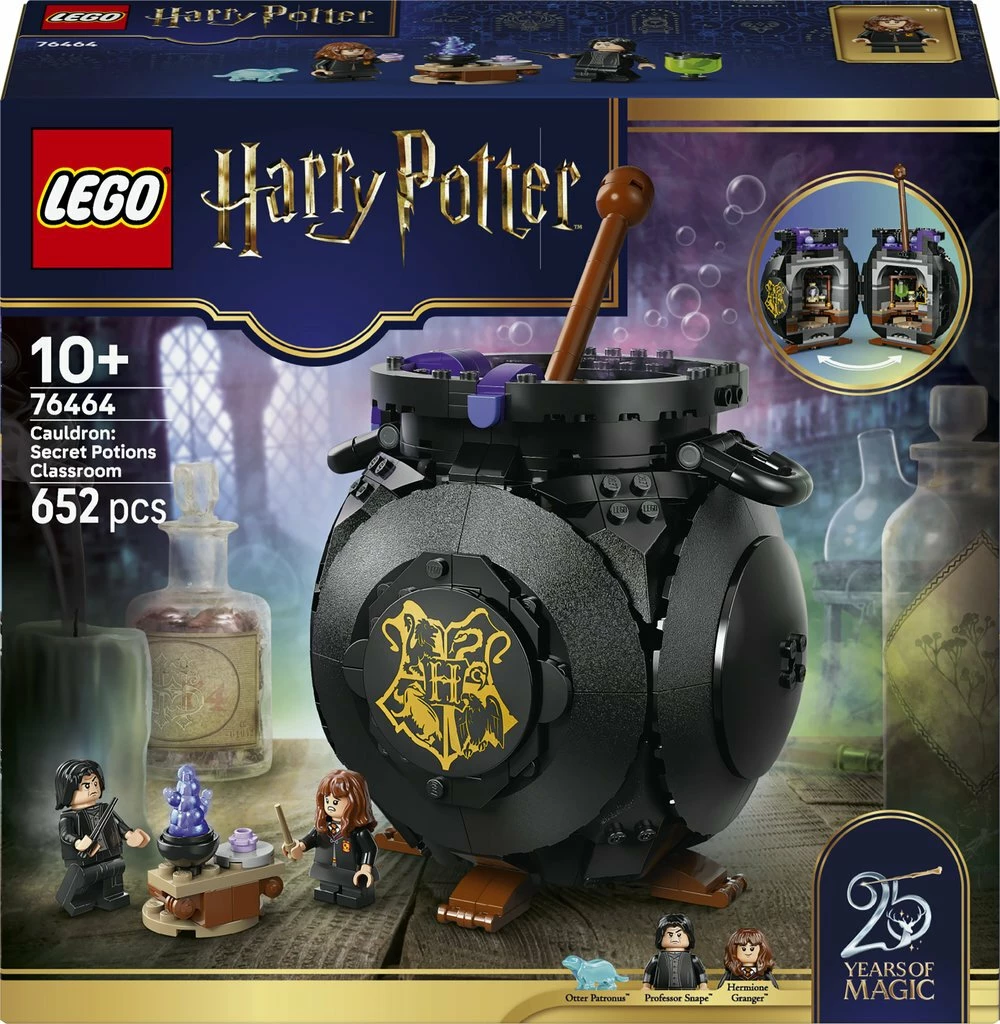 Set LEGO Harry Potter Cauldron: Potions Classroom 76464, 652 copë, 10+