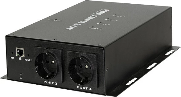 PDU smart LogiLink Smart IP PDU Box 4-Ways, 4 priza, e zezë