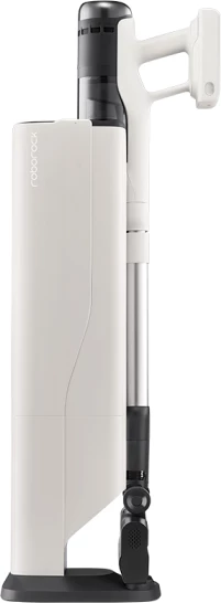 Fshesë me korrent vertikale Roborock H60 Hub Pro, 170 AW, bateri deri 80 min, stacion vetë-zbrazës 3 L, LED, bardhë/zezë