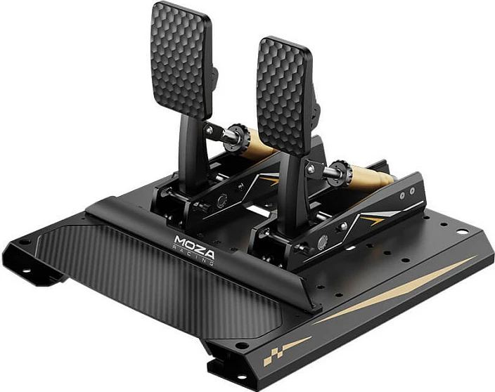 Pedale sim racing Moza Racing CRP2 RS066, set gaz/fren, të zeza