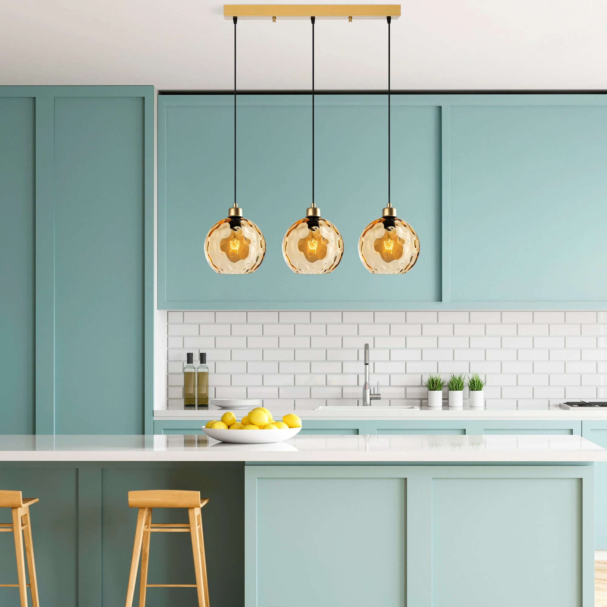 Llambadar Opviq, Benek, ngjyrë e verdhë, 70x20x120cm