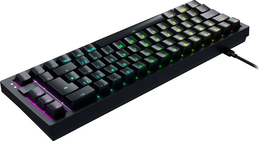 Tastierë Cherry K5V2, mekanike, RGB LED, 65%, e zezë
