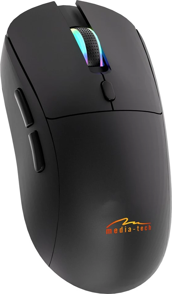 Maus wireless 2-në-1 Media tech MT1124, 3200 DPI, 6 butona, i zi