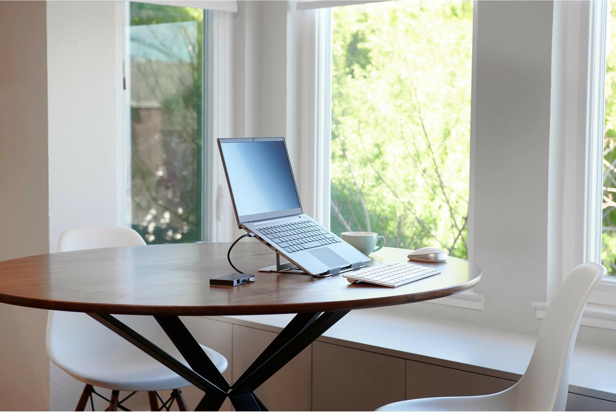 Mbajtës laptopi Kensington Easy Riser Aluminum, 16", 6 pozita, argjend