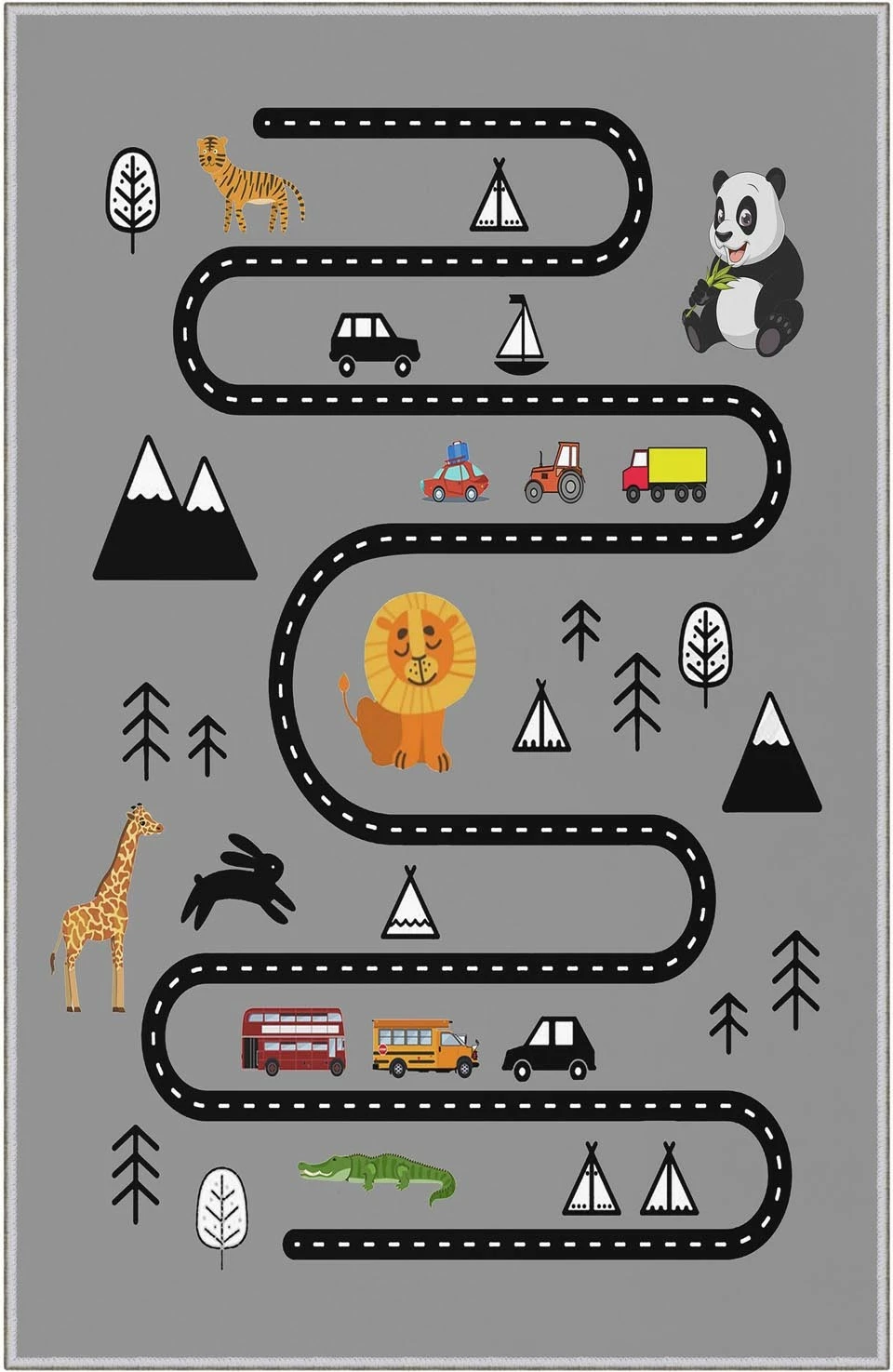 Qilim për fëmijë, shumëngjyrësh, Conceptum Hypnose, HMNT475, 140x220cm