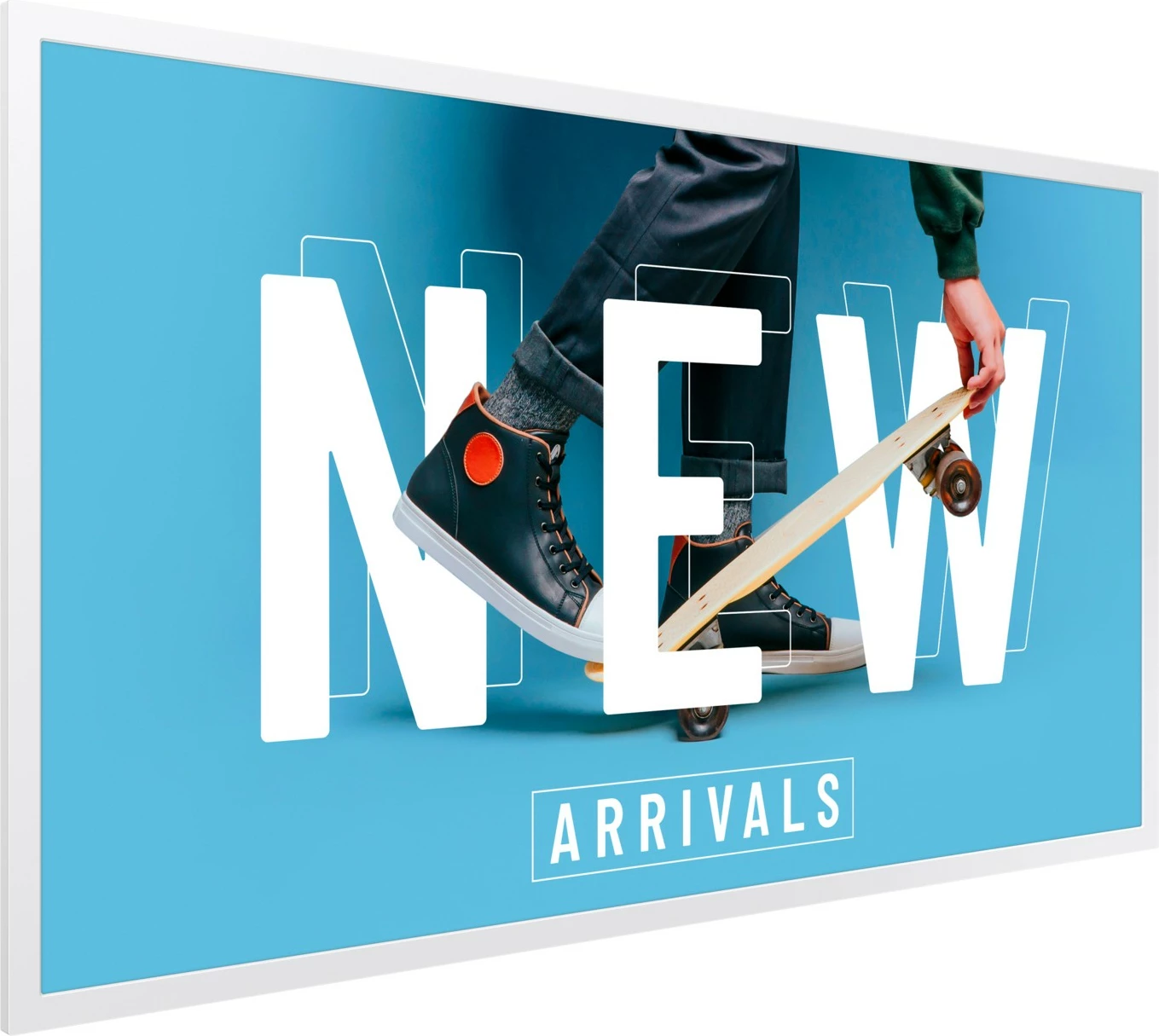 Ekran dixhital Samsung Smart Signage EM32DX, 32 inç, Quad HD, 8GB, Wi-Fi, Bluetooth, gri/bardhë