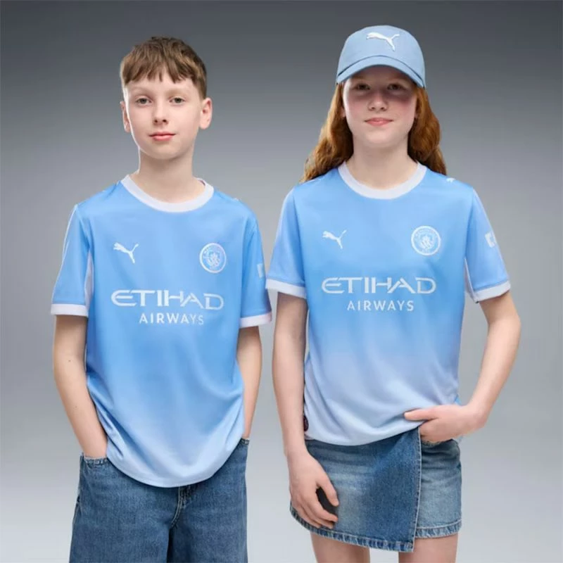 Fanellë futbolli për fëmijë Puma Manchester City 2026/27 Home Replica Jr 784329-01 [Madhësia: 140 cm]