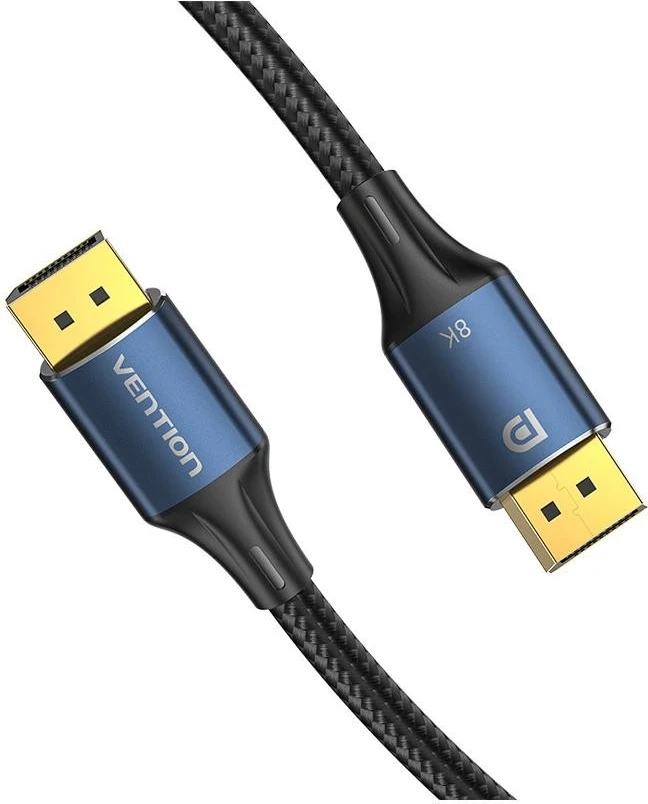 Kabllo DisplayPort Vention 1.4, 8K 60Hz/ 4K 120Hz, 5m, zi-kaltër