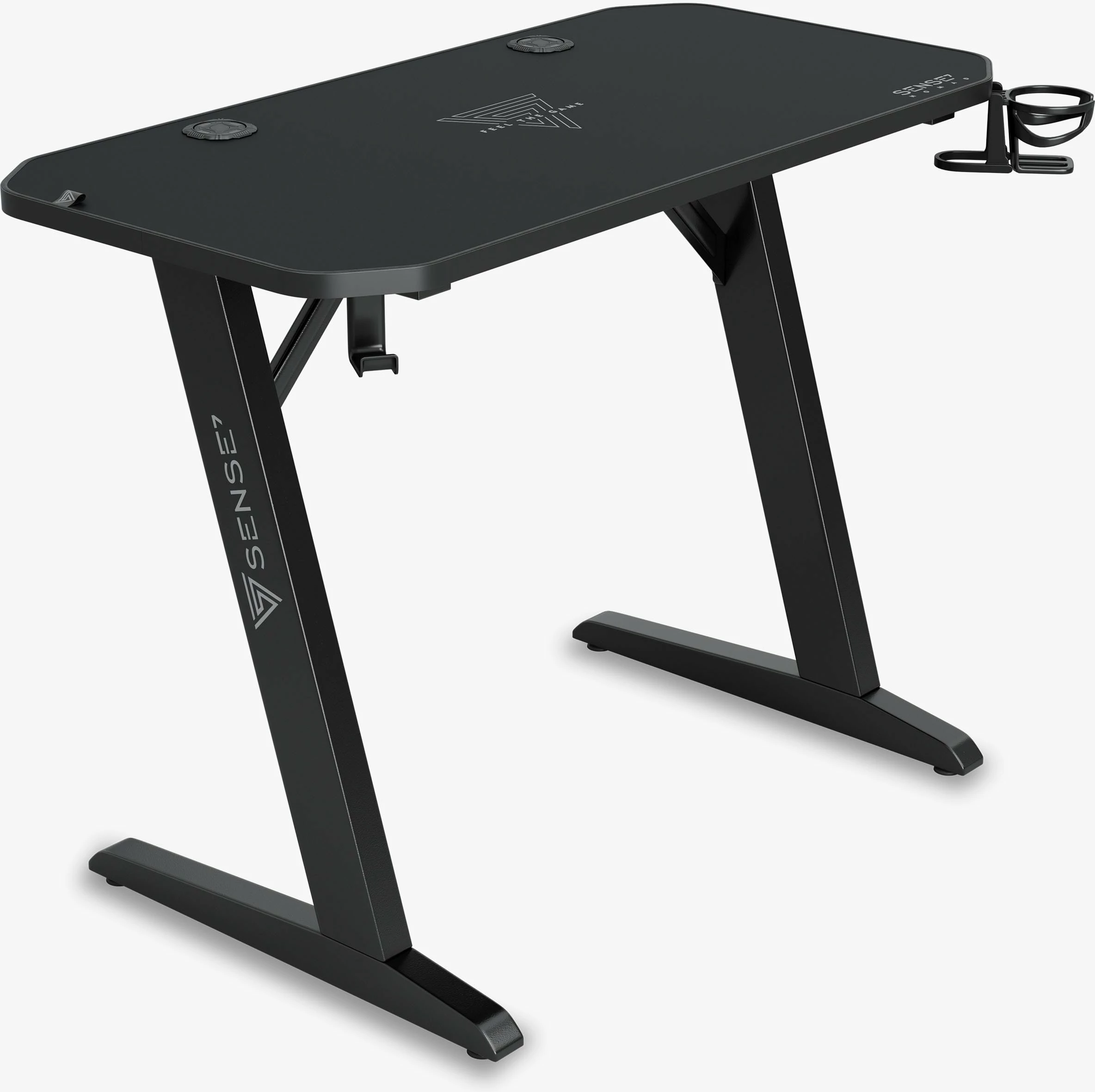 Tavolinë gaming SENSE7 Nomad Classic 120x60 cm, e zezë
