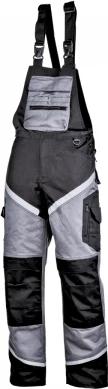 Pantallona pune me tiranda LAHTI PRO L4061303, madhësia L, zi-gri