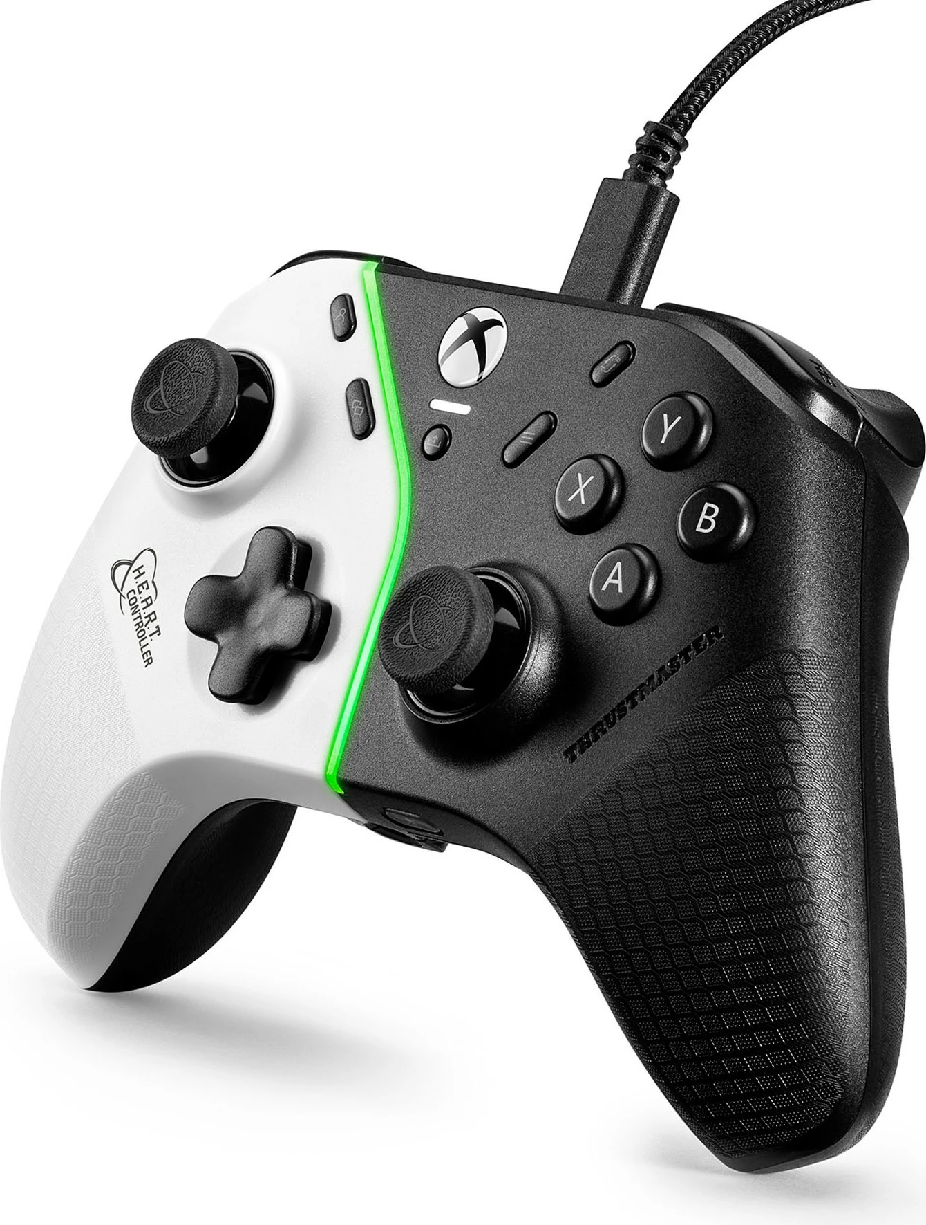 Gamepad Thrustmaster HEART Controller, 16 butona, USB Type-C, i zi/bardhë