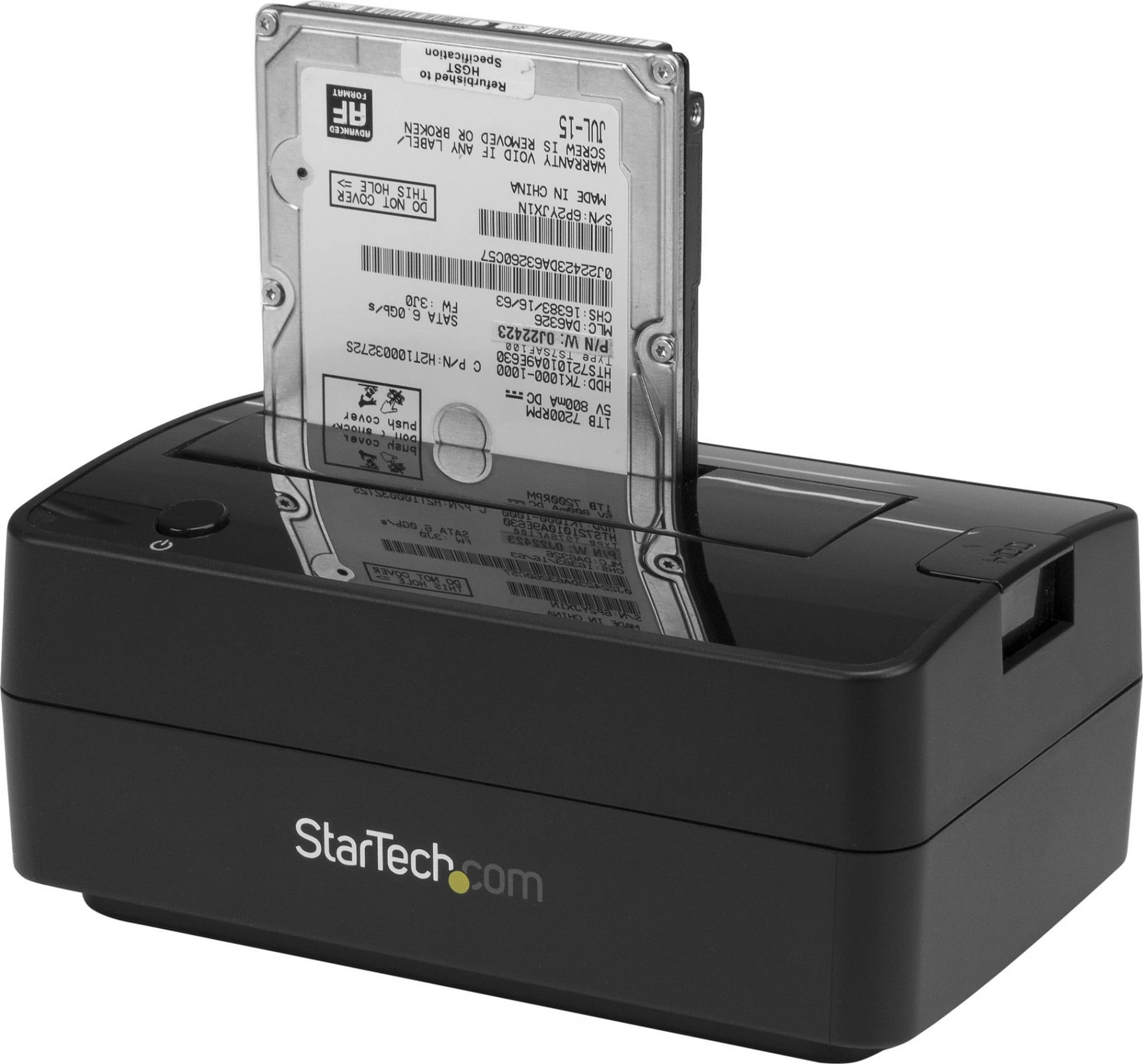 Docking stacion për HDD/SSD StarTech SDOCKU313E, USB 3.2 Gen 2 10Gbps / eSATA, 2.5/3.5", deri 6TB, i zi