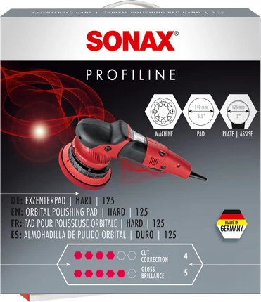 SONAX Profiline Sfungjer për Polirim i Kuqe 125