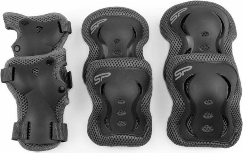 Set mbrojtësash për fëmijë Spokey, të zeza