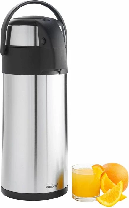 Termos VONSHEF 1507177 5L inox, argjend/zi