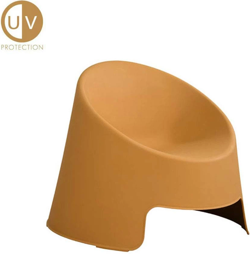 Karrige UOVO, ngjyrë mustard, 84x79x70