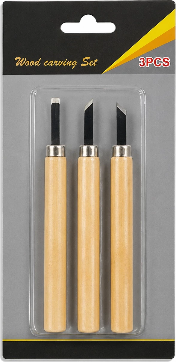 Wood Carving Set – 3 Copë