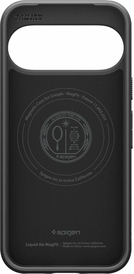 Mbështjellës Spigen Liquid Air Mag për Google Pixel 11, MagSafe, TPU, Matte Black