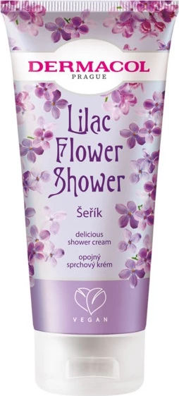 Xhel dushi krem për femra Dermacol Flower Shower Delicious Lilac, 200ml