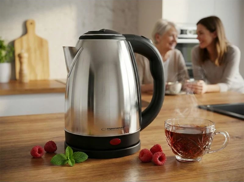Çajnik elektrik Esperanza Tugela EKK104S, argjendtë 1.8L