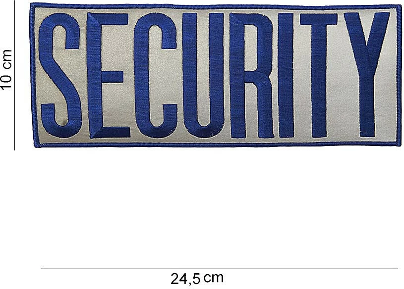 Emblema pëlhure Fostex Garments Patch security extra large #2005