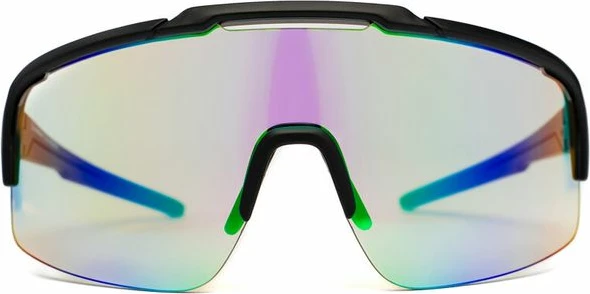 Syze Biciklete Photochromic Matt Black/mirror Green