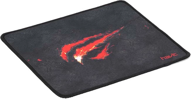 Mauspad Havit GAMENOTE MP837, 250x210mm, i zi me të kuqe