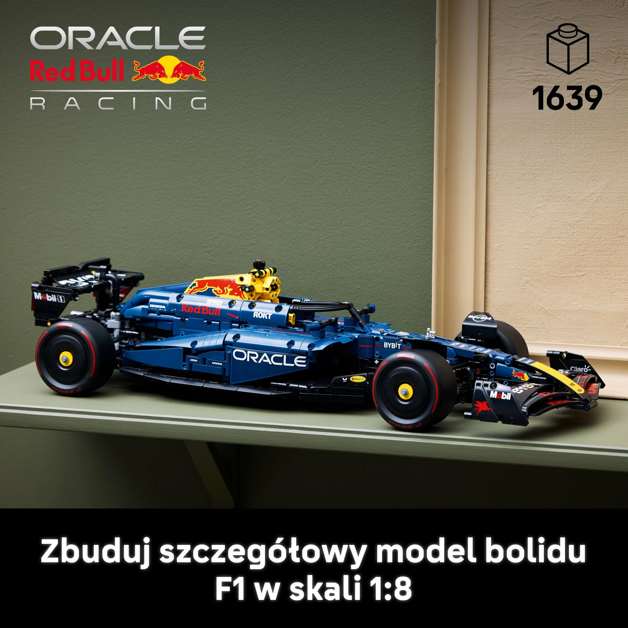 Set LEGO Technic bolid F1 Oracle Red Bull Racing RB20 42206, 1:8, 1639 copë, 18+, blu