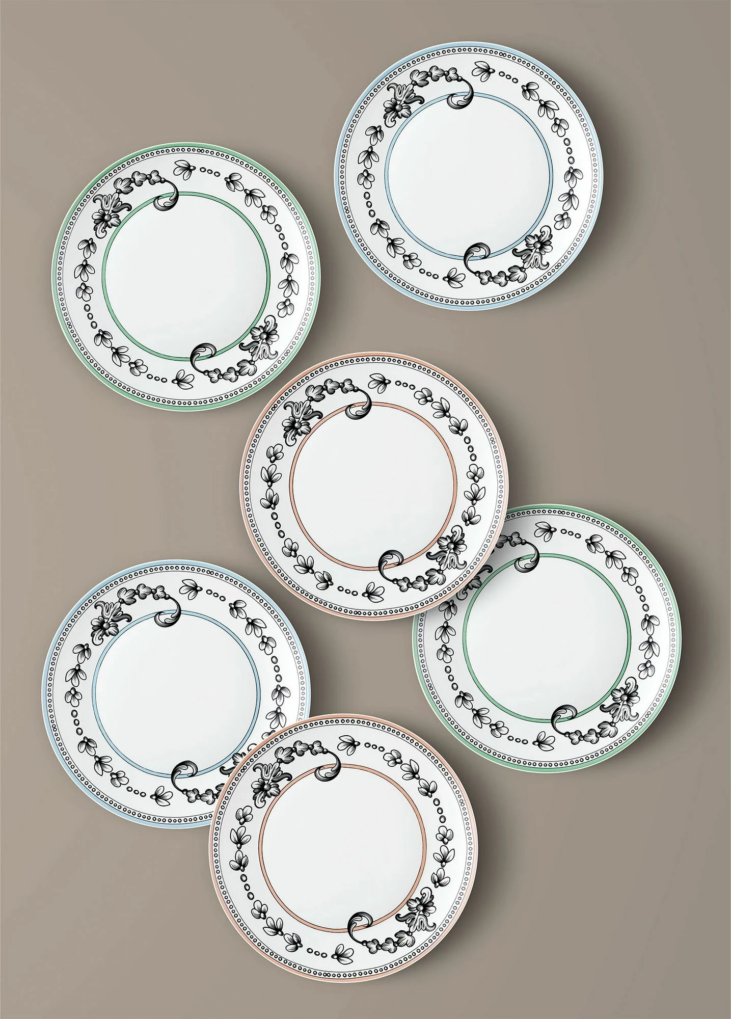 Set pjatash shërbimi (6 copë), Hermia, DNR0056