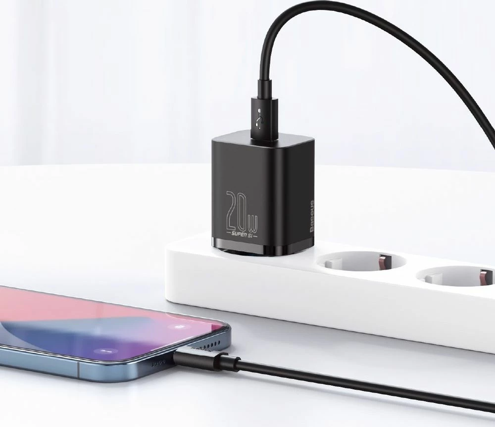 Karikues Baseus CCSUP-B01 20W 1x USB-C 3A, i zi