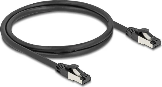 Kabllo rrjeti DeLOCK 80571 Cat8.1, RJ-45 në RJ-45, 1 m, 40 Gbps, e zezë