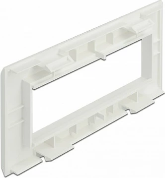 Mbajtës moduli DeLOCK Easy 45, 175 x 80 mm, ABS, pa vida, i bardhë