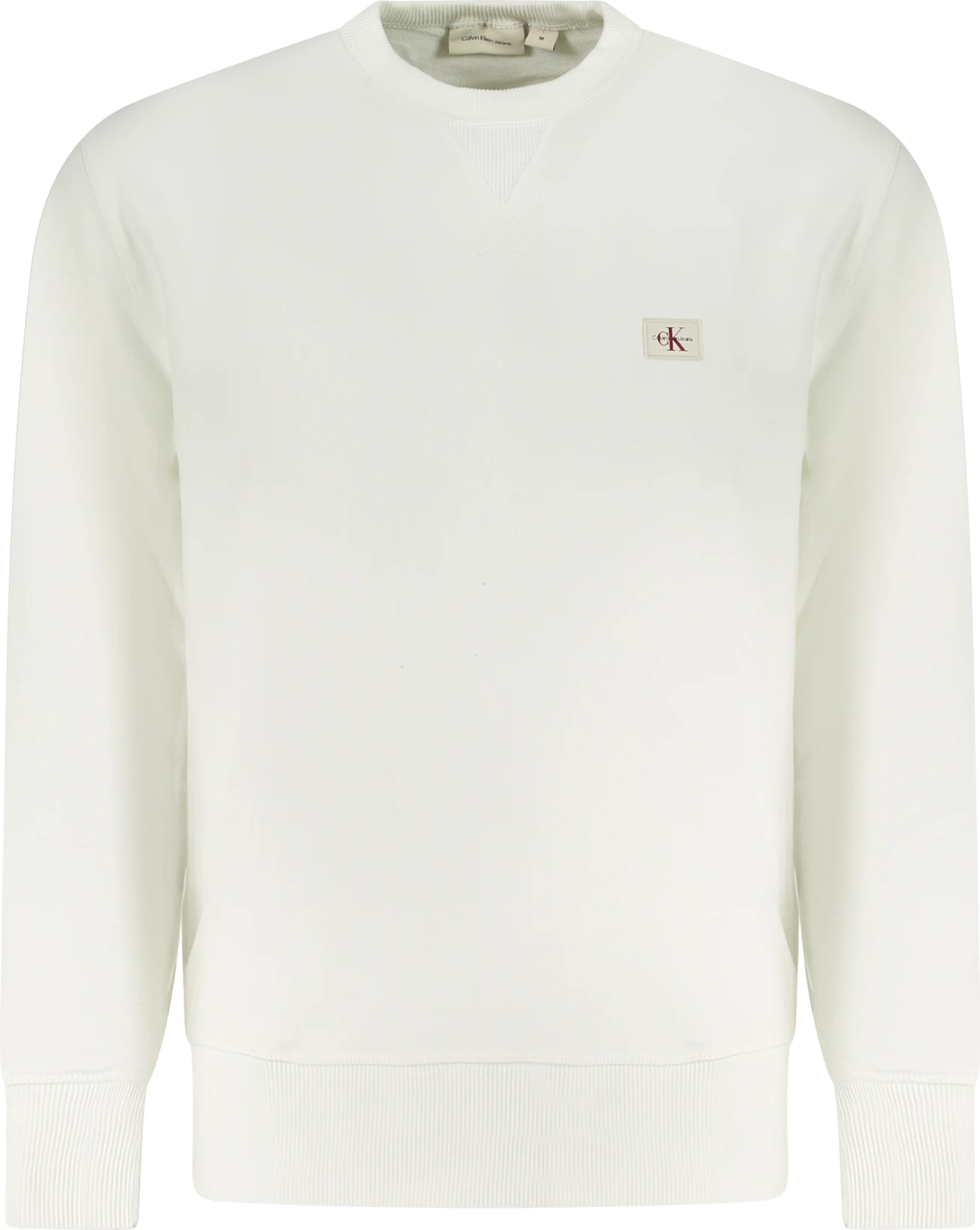 Duks për meshkuj Calvin Klein zip-up, i bardhë