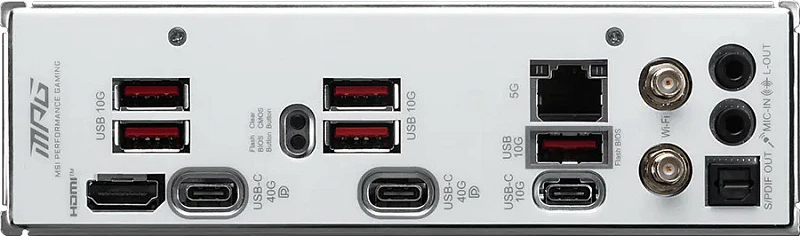 Pllakë amë MSI MPG X870I EDGE TI EVO WIFI, Socket AM5, Mini-ITX, PCIe 5.0, argjendtë/bardhë