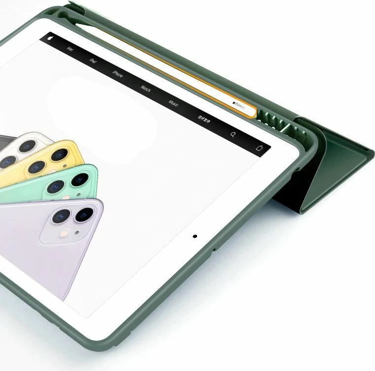 Mbështjellës Tech-Protect SC Pen për iPad 10.2", silikon, vjollcë e çelët
