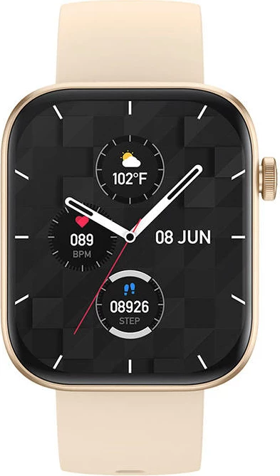 Smartwatch Colmi P71, 1.9" IPS HD, 230 mAh, Gold