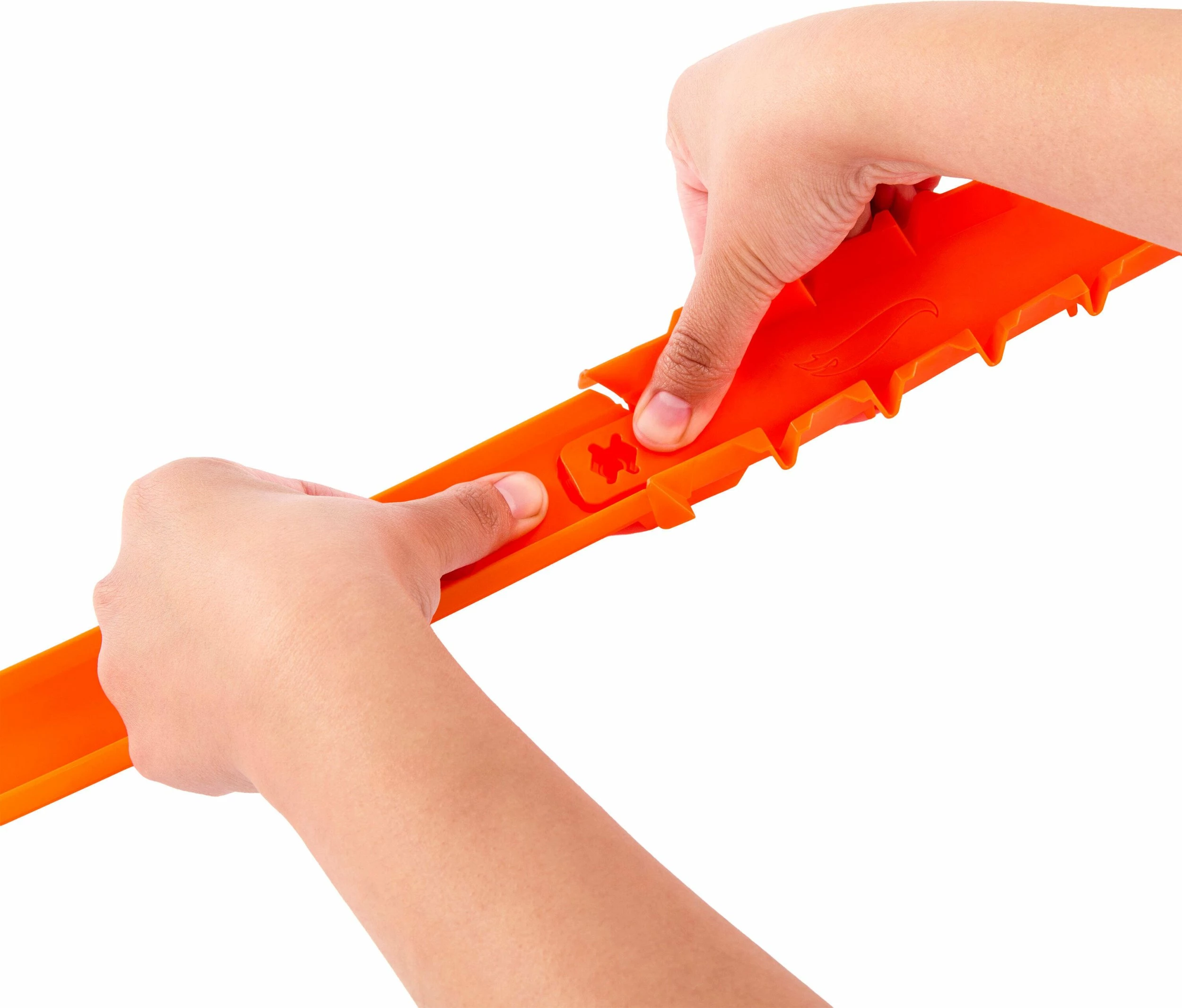 Set pistë Hot Wheels City Hungry Gorilla me launcher, Mattel JHL92, 1 makinë 1:64, 4+ vjeç, portokalli/blu