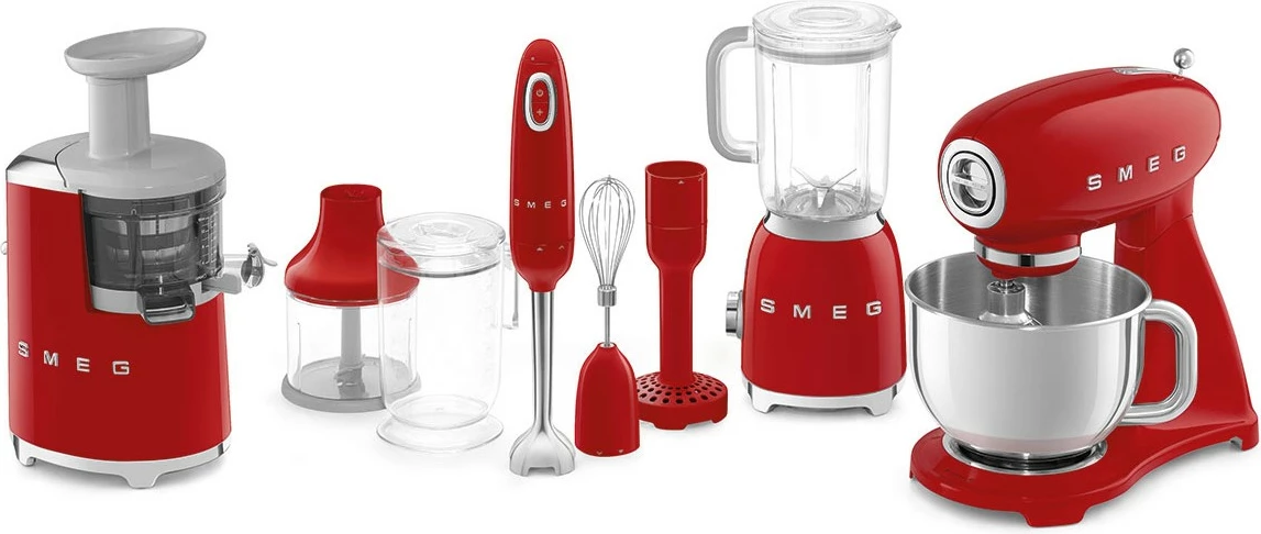 Mikser SMEG 50's Style, i kuq