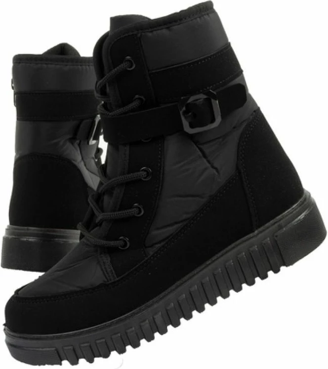 Çizme dimri Progress femra, të zeza