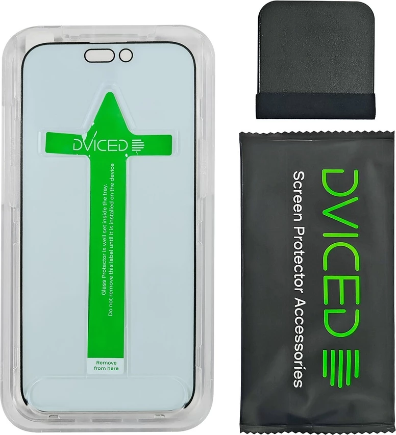 Dviced anti-blue light tempered glass screen protector edge to edge for iPhone 16 Plus