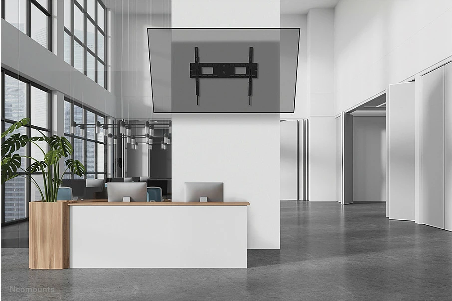 Mbajtëse muri për TV Neomounts LEVEL-750 WL35-750BL18, 55-98", VESA 800x600, 125 kg, e zezë