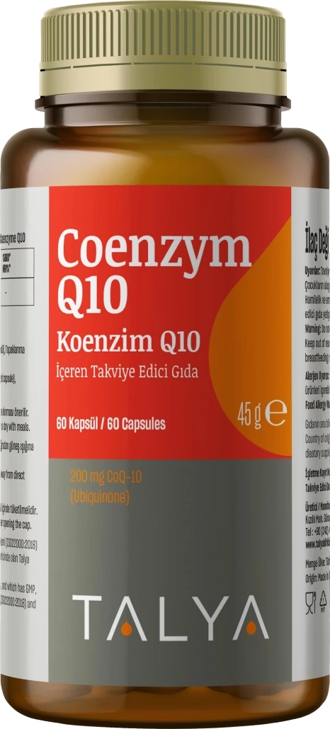 Coenzyme Q10 200 mg, 60 kapsula