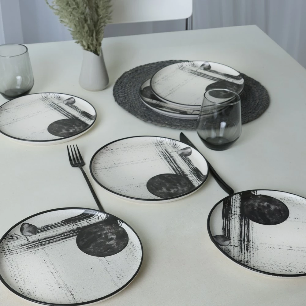 Set pjatash ëmbëlsirash (6 copë), Hermia Concept, X00017452